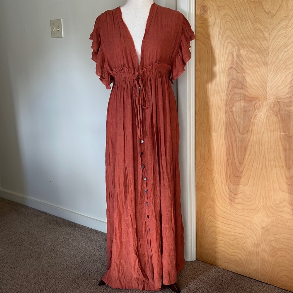 Vici Anika Dress in Rust (Small)